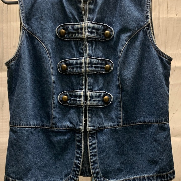 Great Northwest Clothing Company Dark Blue Denim Vest - Picture 3 of 8